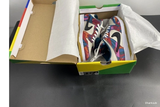 Dunk (2021) Low Nike SB Pro DH7695-600 Parra Art Abstract 0225